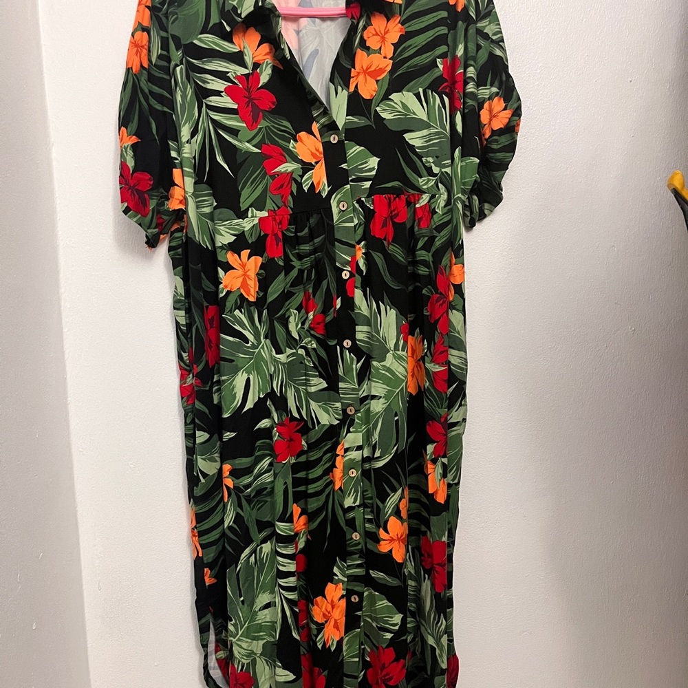 Cuddl Duds Flexwear Brunch to Beach Caftan